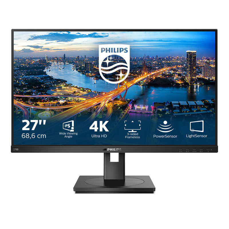 Philips B Line 278B1/00 LED display 68,6 cm (27") 3840 x 2160 pixels 4K Ultra HD Noir