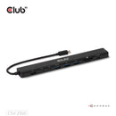 CLUB3D CSV-2550 station d'accueil Avec fil USB Type-C Noir