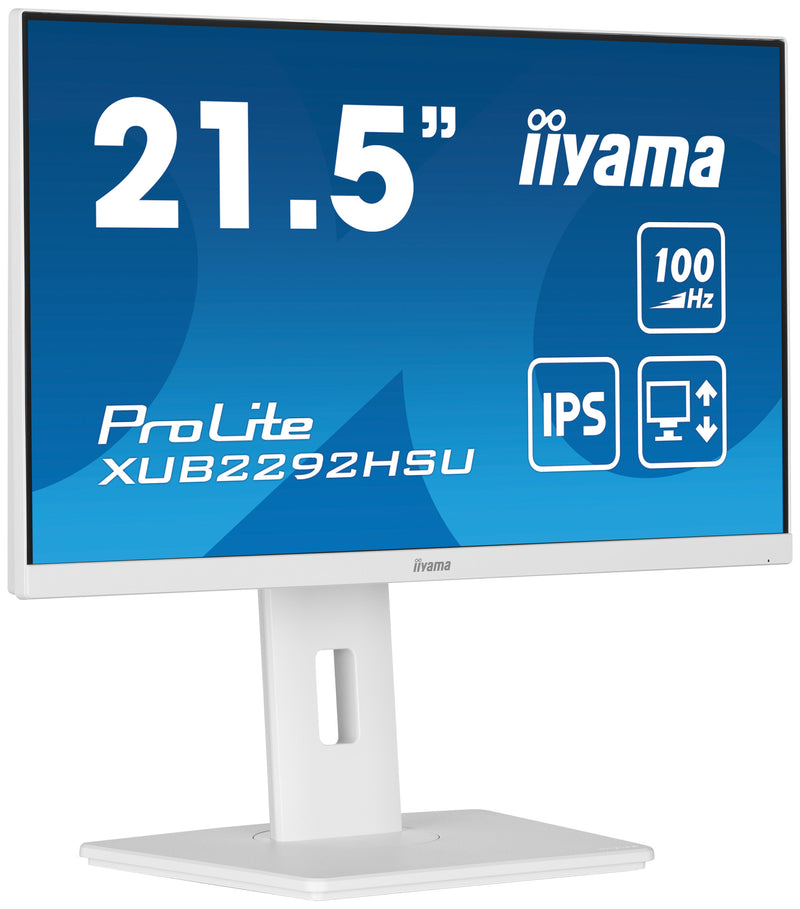 iiyama ProLite XUB2292HSU-W6 platte PC-monitor 54,6 cm (21,5") 1920 x 1080 pixels Full HD LED Wit