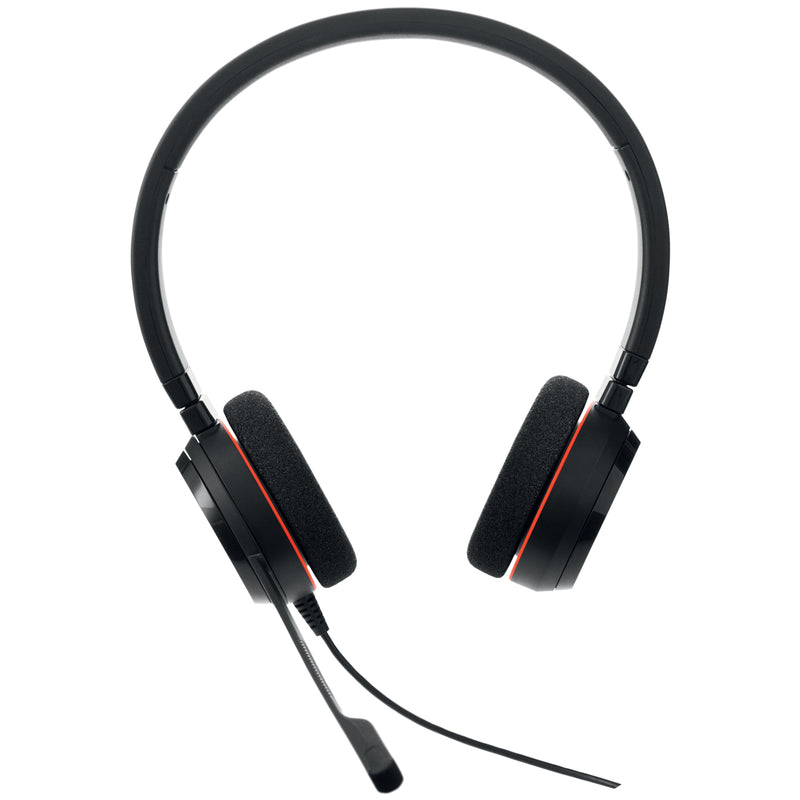 Jabra Evolve 20 Casque Avec fil Arceau Bureau/Centre d'appels USB Type-A Noir