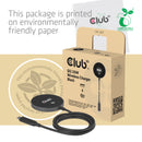 CLUB3D CAC-3027 chargeur d'appareils mobiles Téléphone portable, Smartphone, Smartwatch, Tablette, téléphone Noir CC Recharge sans fil Charge rapide Intérieure