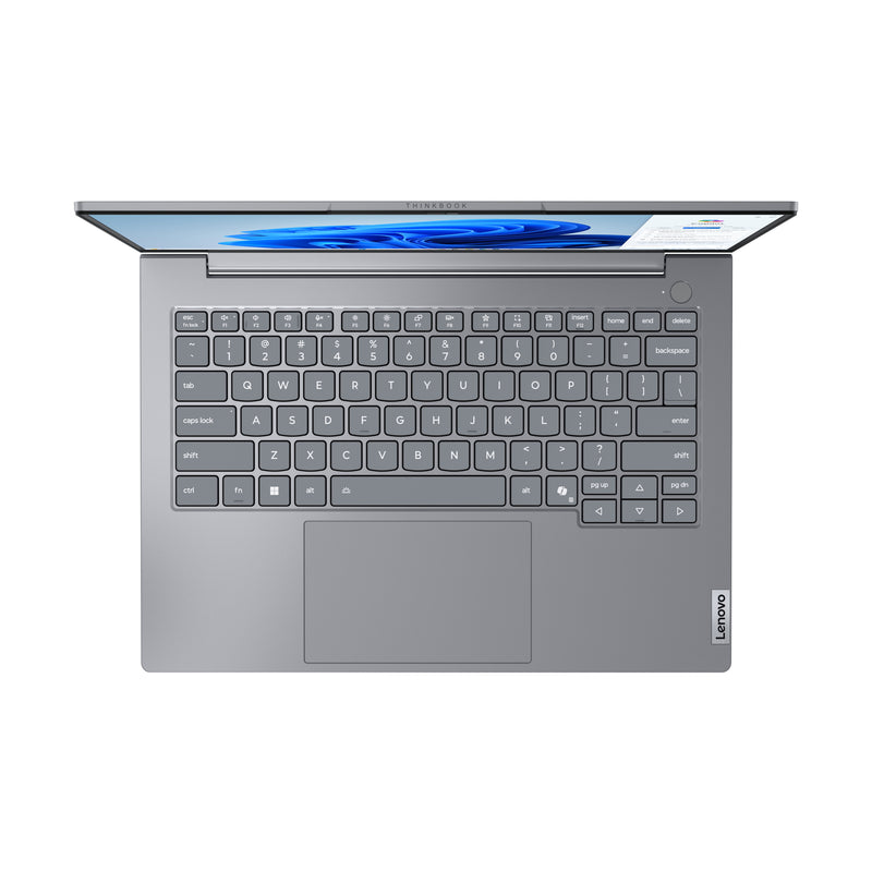 Lenovo ThinkBook 14 G8 IRL Intel® Core™ i5 i5-13420H Ordinateur portable 35,6 cm (14") WUXGA 16 Go DDR5-SDRAM 512 Go SSD Wi-Fi 6E (802.11ax) Windows 11 Pro Belge Gris