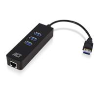 ACT AC6310 | USB 3.2 Gen 1 Interface Hub | Type-A | 5 Gbps | Zwart