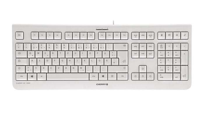 CHERRY KC 1000 clavier Universel USB AZERTY Belge Gris