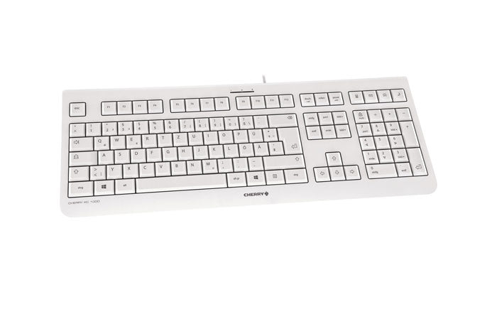 CHERRY KC 1000 clavier Universel USB AZERTY Belge Gris