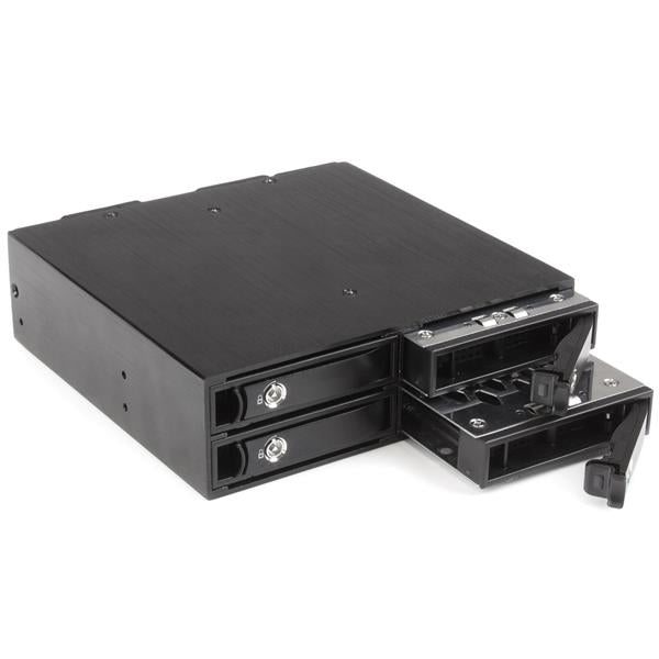 StarTech.com Backplane pour 4 disques durs SAS/SATA de 2,5" - Rack mobile 4x HDD / SSD avec échange à chaud
