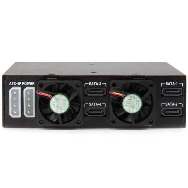 StarTech.com Backplane pour 4 disques durs SAS/SATA de 2,5" - Rack mobile 4x HDD / SSD avec échange à chaud