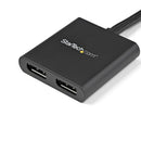 StarTech.com Splitter multi-écrans Mini DisplayPort vers 2x DisplayPort - Hub MST à 2 ports