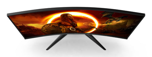 AOC G2 C32G2ZE/BK PC flat screen 80 cm (31.5") 1920 x 1080 pixels Full HD LED Black, Red