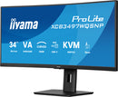 iiyama ProLite XCB3497WQSNP-B1 écran plat de PC 86,4 cm (34") 3440 x 1440 pixels UltraWide Quad HD LED Noir