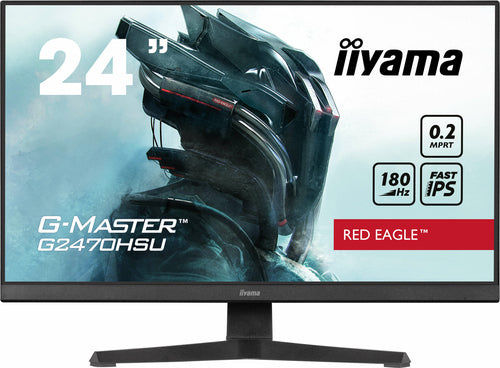iiyama G-MASTER G2470HSU-B6 platte PC-monitor 60,5 cm (23,8") 1920 x 1080 pixels Full HD LCD Zwart