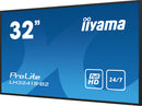 iiyama LH3241S-B2 Kiosk-stijl digitaal signage-display, 80 cm (31,5") LED, 350 cd/m², Full HD, zwart, 24/7
