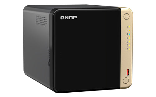 QNAP TS-464 NAS Tower Intel® Celeron® N5095 8 Go DDR4 0 To QNAP QTS Noir