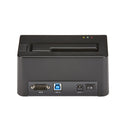 StarTech.com Effaceur de Disque Dur à Baie Unique, Nettoyeur de HDD/SSD Autonome, USB 3.0 à SATA II (3 Gbps), 9 Modes d'Effacement, Écran LCD, Dock de nettoyage de Disque Dur Secure Erase, Conforme TAA