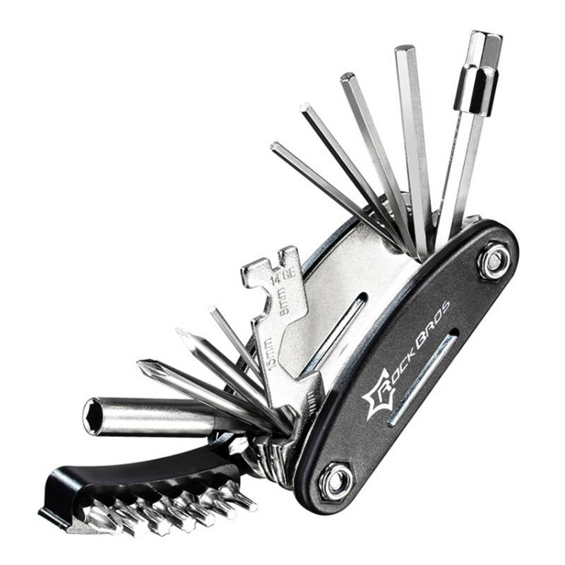Multifunctional Bicycle Repair Tool Rockbros GJ8002 (black)