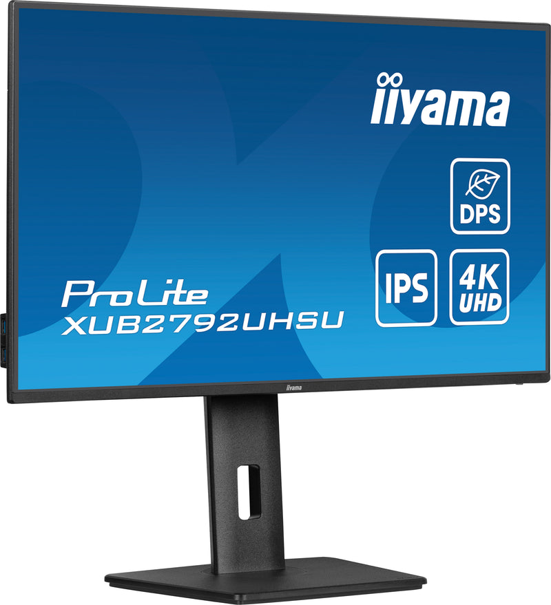 iiyama ProLite XUB2792UHSU-B6 écran plat de PC 68,6 cm (27") 3840 x 2160 pixels 4K Ultra HD LED Noir
