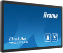 iiyama TW2223AS-B2 Dynamisch beeldscherm, 21,5" (54,6 cm) interactief plat paneel, wifi, 400 cd/m², Full HD, zwart, touchscreen, geïntegreerde processor, Android 12, 24/7