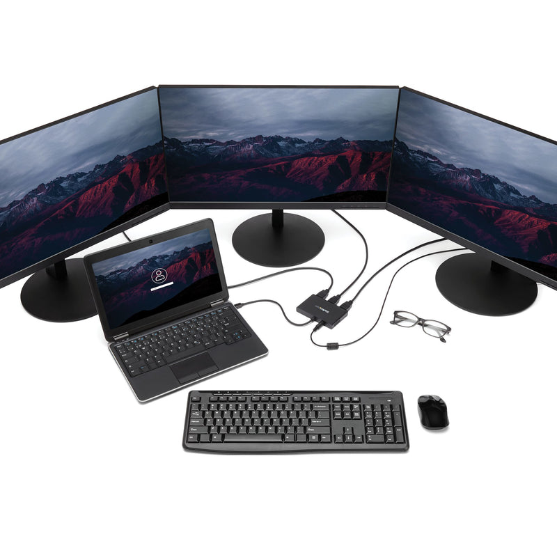 StarTech.com Mini DisplayPort naar 3x HDMI Multi-Monitor Splitter - 3-poorts MST Hub