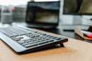CHERRY KW 3000 clavier Universel RF sans fil QWERTY US International Noir