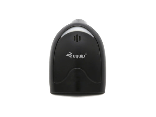 Equip 351022 Barcode Scanner, Portable 1D Laser Barcode Scanner, Black