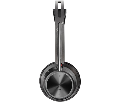 Poly Micro-casque Voyager Focus 2 USB-C-C + adaptateur USB-C/A + base de chargement