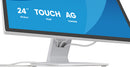 iiyama ProLite T2452MSC-W1AG écran plat de PC 60,5 cm (23.8") 1920 x 1080 pixels Full HD LED Écran tactile Blanc