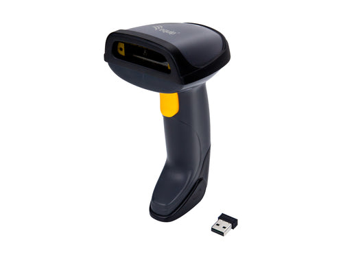 Equip 351023 Barcodescanner, draagbare 1D LED-barcodescanner, zwart