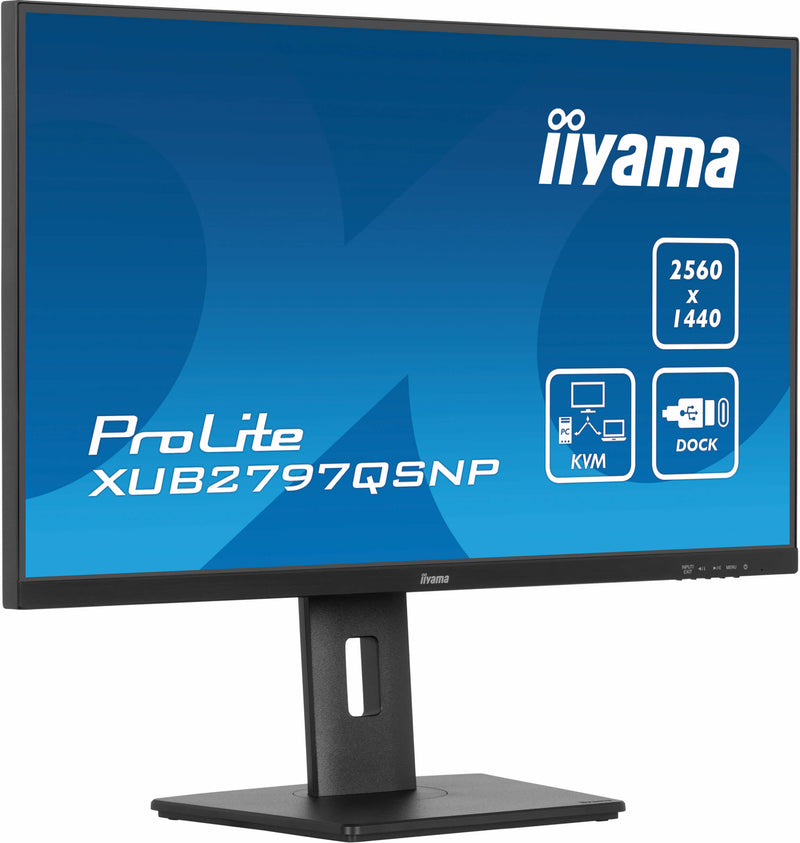 iiyama ProLite XUB2797QSNP-B1 27" (68,6 cm) PC Flat Panel Monitor 2560 x 1440 Pixels Quad HD LED Zwart