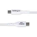 StarTech.com Câble de Charge USB-A vers USB-C de 3m, Charge et Synchronisation, 3A, USB 2.0, Gaine TPE - Cordon de Charge USB Blanc
