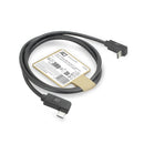 ACT Câble USB 3.0 10 Gbit/s 60 W USB Type-C (coudé vers la gauche/droite) vers USB Type-C (coudé vers le haut/bas), 2 mètre