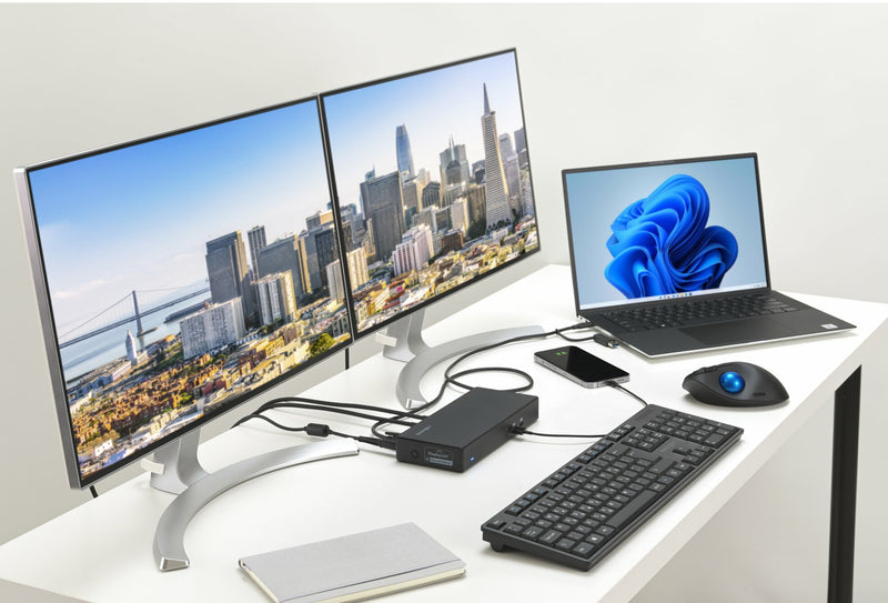 Kensington SD4781P EQ Station d’accueil USB‑C et USB‑A avec deux sorties vidéo 4K