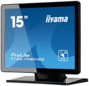 iiyama ProLite T1521MSC-B2 écran plat de PC 38,1 cm (15") 1024 x 768 pixels XGA LED Écran tactile Dessus de table Noir