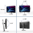 Philips 27B2U4601/00 écran plat de PC 68,6 cm (27") 2560 x 1440 pixels Quad HD LCD Gris