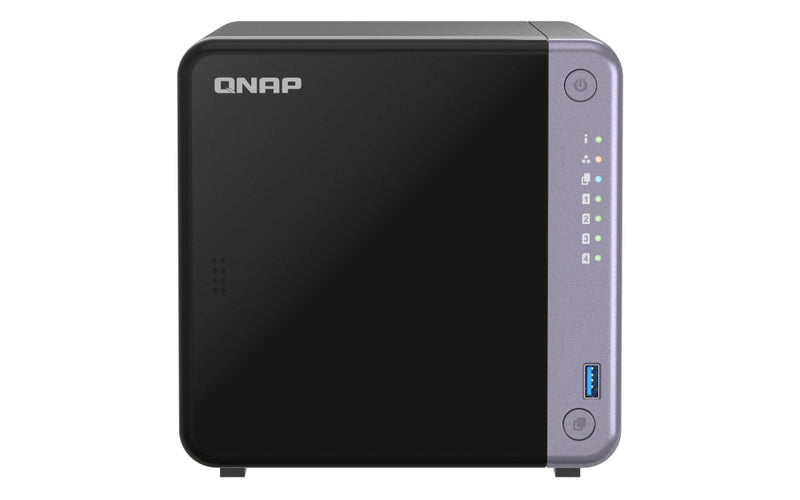 QNAP TS-432X-4G opslagserver NAS Tower Alpine Alpine AL-524 4 GB DDR4 QNAP QTS Zwart