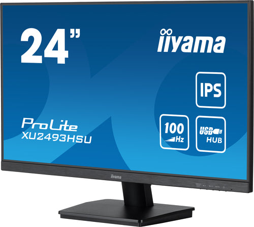 iiyama ProLite XU2493HSU-B7 platte PC-monitor 60,5 cm (23,8") 1920 x 1080 pixels Full HD LED Zwart