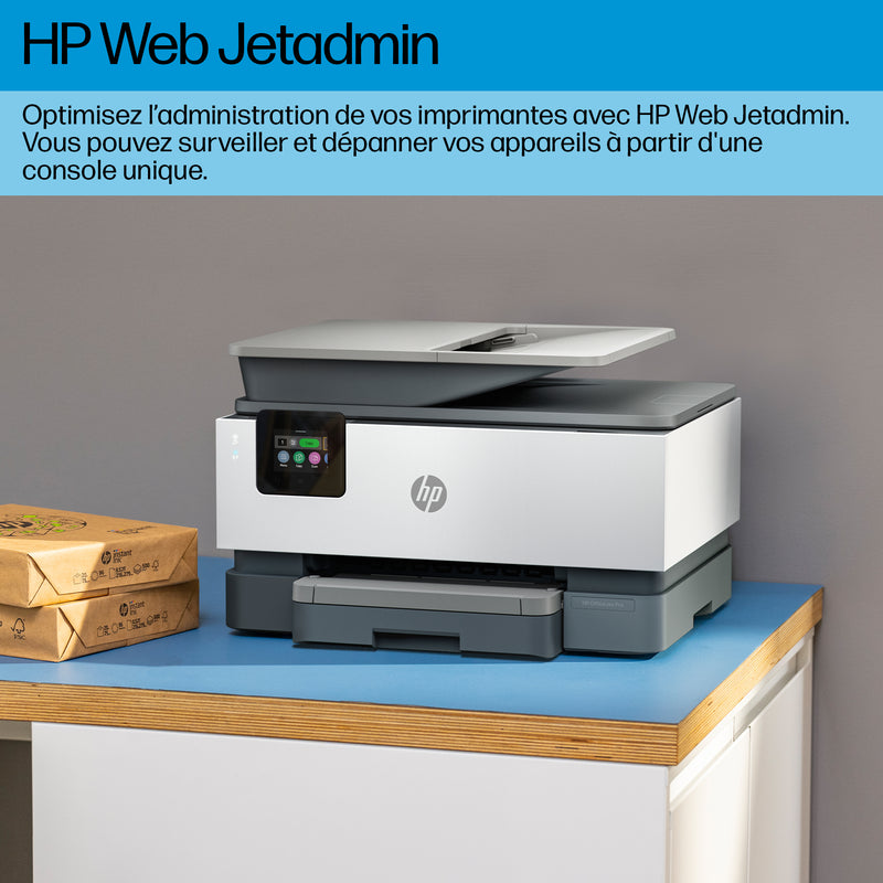 HP OfficeJet Pro 9120b Sans fil All-in-One Couleur Imprimante, Impression recto-verso; copieur, scanner