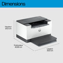 HP LaserJet M209d Noir et blanc Imprimante, Recto verso