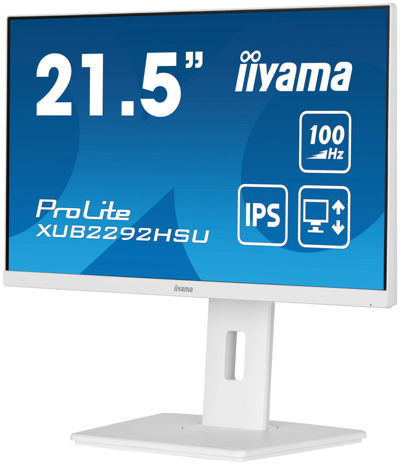 iiyama ProLite XUB2292HSU-W6 platte PC-monitor 54,6 cm (21,5") 1920 x 1080 pixels Full HD LED Wit