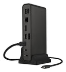 ASUS Triple Display USB-C Dock Duo DC301 Avec fil Noir