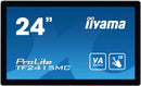 iiyama ProLite TF2415MC-B2 23,8" (60,5 cm) PC-flatpanelmonitor, 1920 x 1080 pixels Full HD LED-touchscreen, geschikt voor meerdere gebruikers, zwart