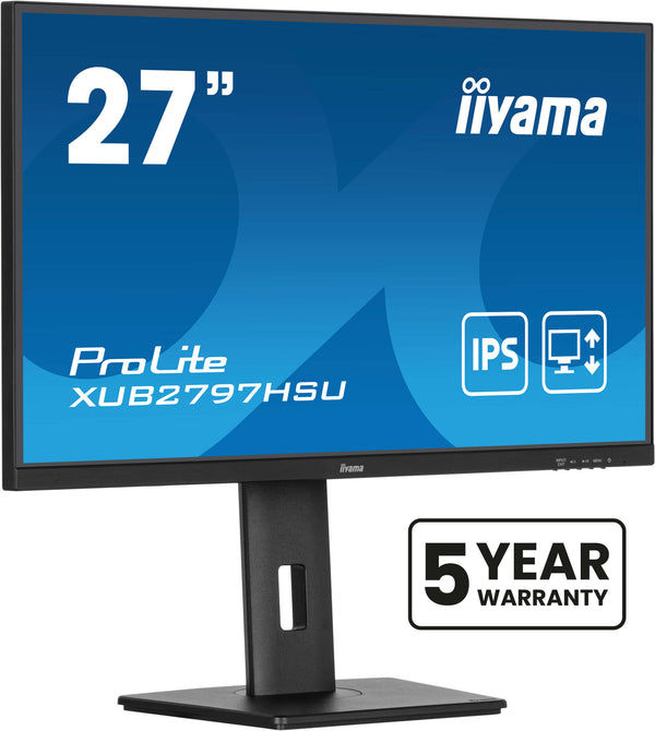 iiyama ProLite XUB2797HSU-B2 écran plat de PC 68,6 cm (27") 1920 x 1080 pixels Full HD LED Noir