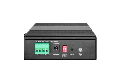 LevelOne IGS-2108 Gigabit Ethernet (10/100/1000) Managed L2 Network Switch Black