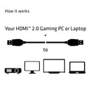 CLUB3D HDMI 2.0 Cable 3Meter UHD 4K/60Hz 18Gbps Certified Premium High Speed