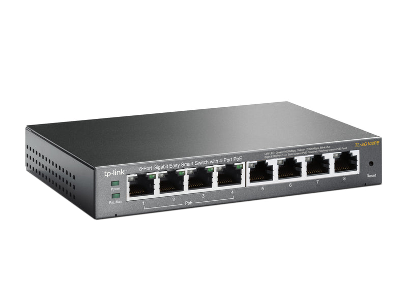 TL-SG108PE Gigabit PoE Smart Switch