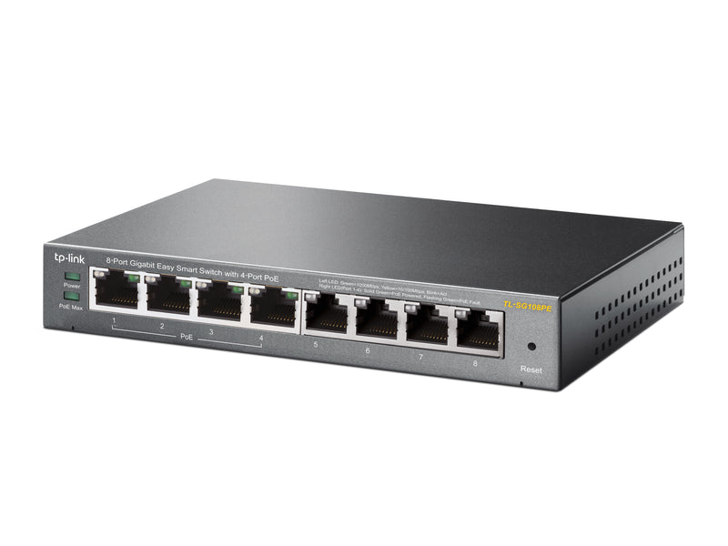 TL-SG108PE Gigabit PoE Smart Switch