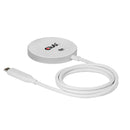 CLUB3D CAC-3026 chargeur d'appareils mobiles Téléphone portable, Smartphone, Smartwatch, téléphone Blanc USB Recharge sans fil Charge rapide Intérieure