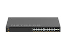 NETGEAR M4350-24X4V Géré L3 10G Ethernet (100/1000/10000) Connexion Ethernet, supportant l'alimentation via ce port (PoE) 1U Noir