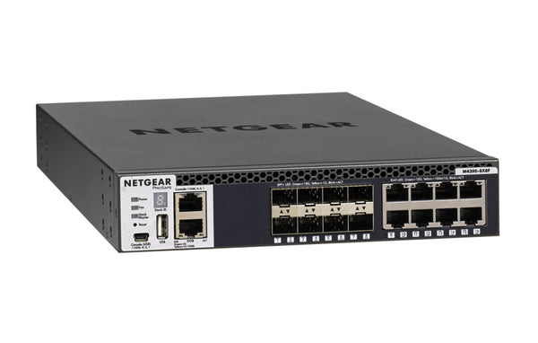 NETGEAR M4300-8X8F Géré L3 10G Ethernet (100/1000/10000) 1U Noir