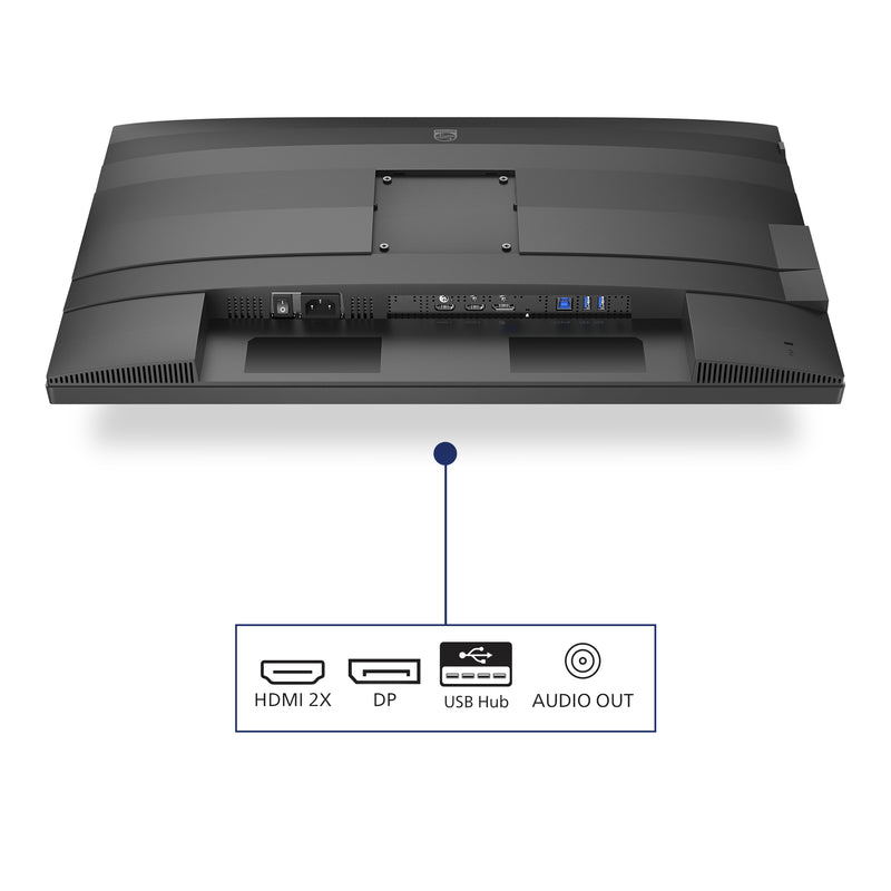 Philips 5000 series 24B2G5200/00 écran plat de PC 60,5 cm (23.8") 1920 x 1080 pixels Full HD LCD Anthracite