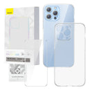 Set van transparant hoesje en gehard glas Baseus Corning voor iPhone 13 Pro